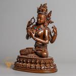 Pragya Paramita Statue | Copper Oxidized