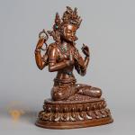 Pragya Paramita Statue | Copper Oxidized