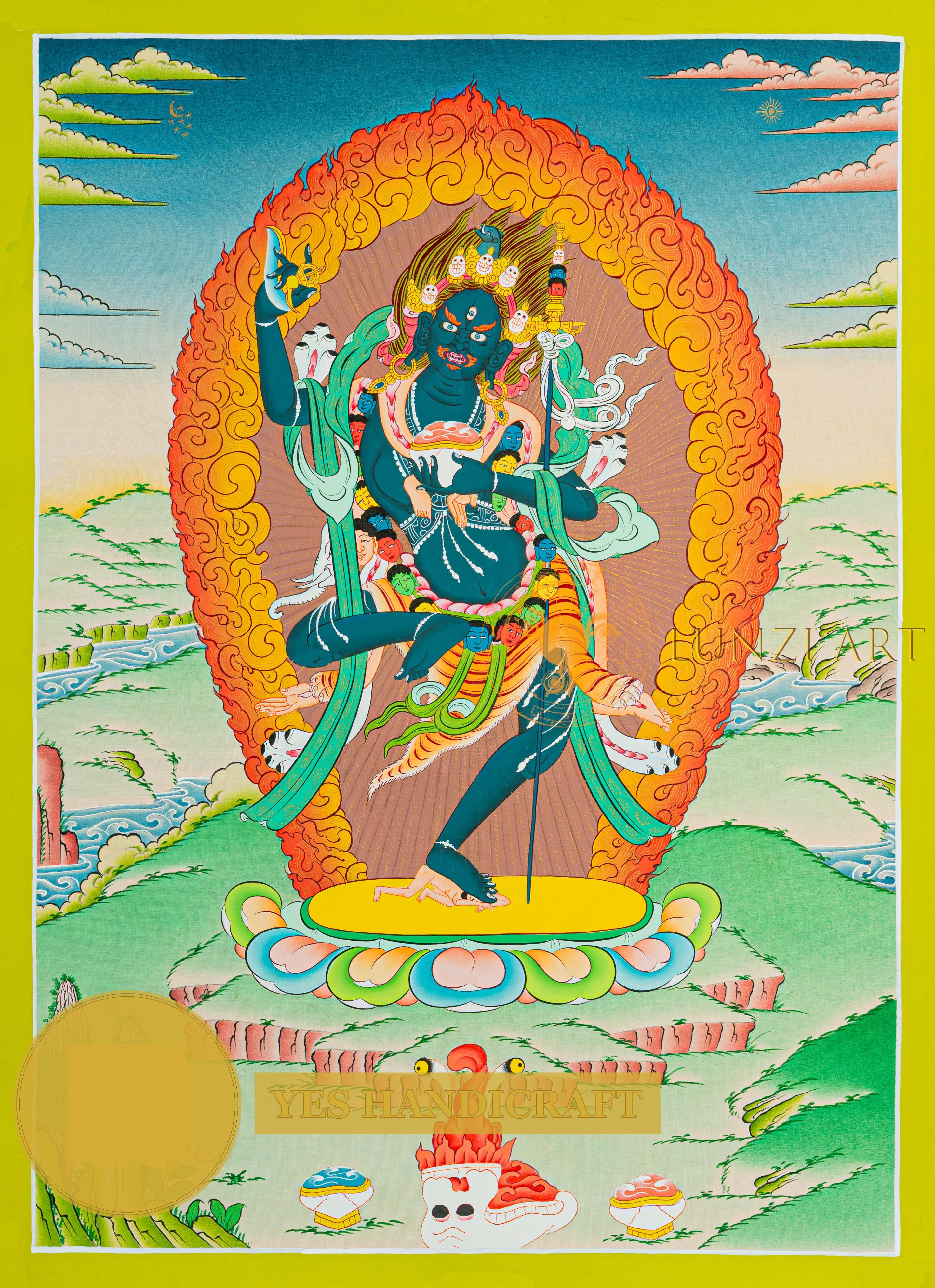 Troma Nagmo Thangka: The Golden Wrath of Radical Compassion