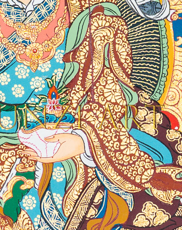 Guru Rinpoche Thangka: The Precious Master