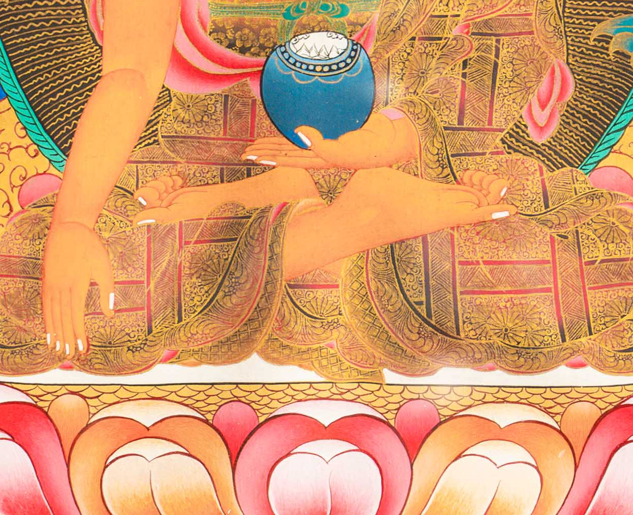 The Serene Shakyamuni Buddha Thangka