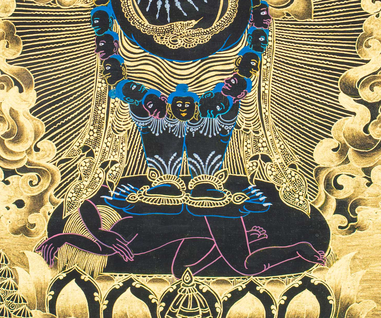 Mahakala Thangka: Sentinel of Sacred Compassion