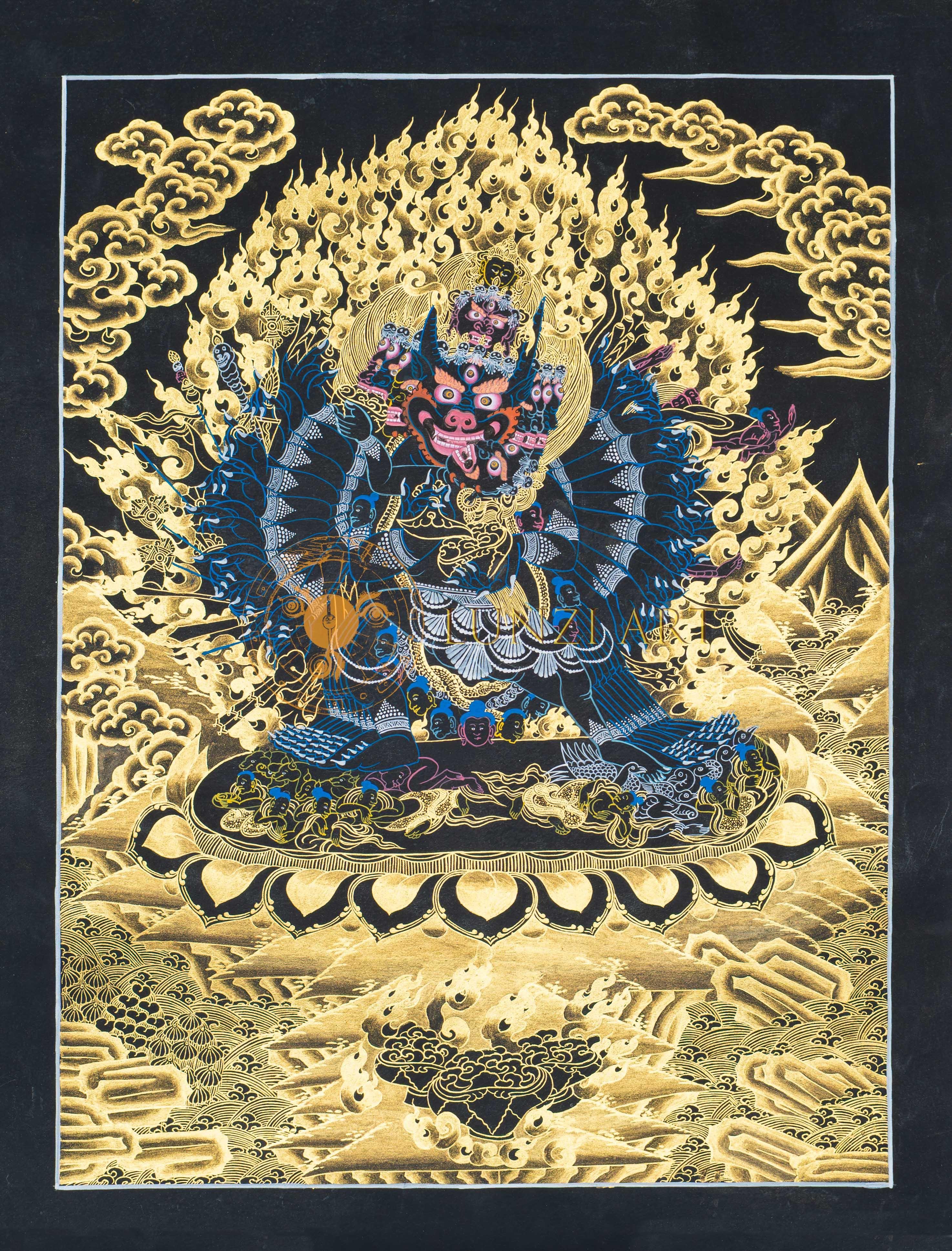 Yamantaka Thangka: Master of Death’s Defeat