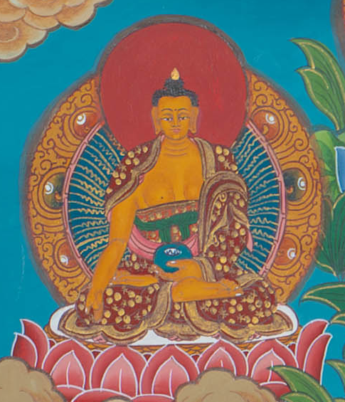 Hand-Painted Green Tara Thangka
