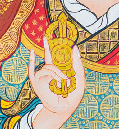 Hand-Painted Guru Padmasambhava Thangka