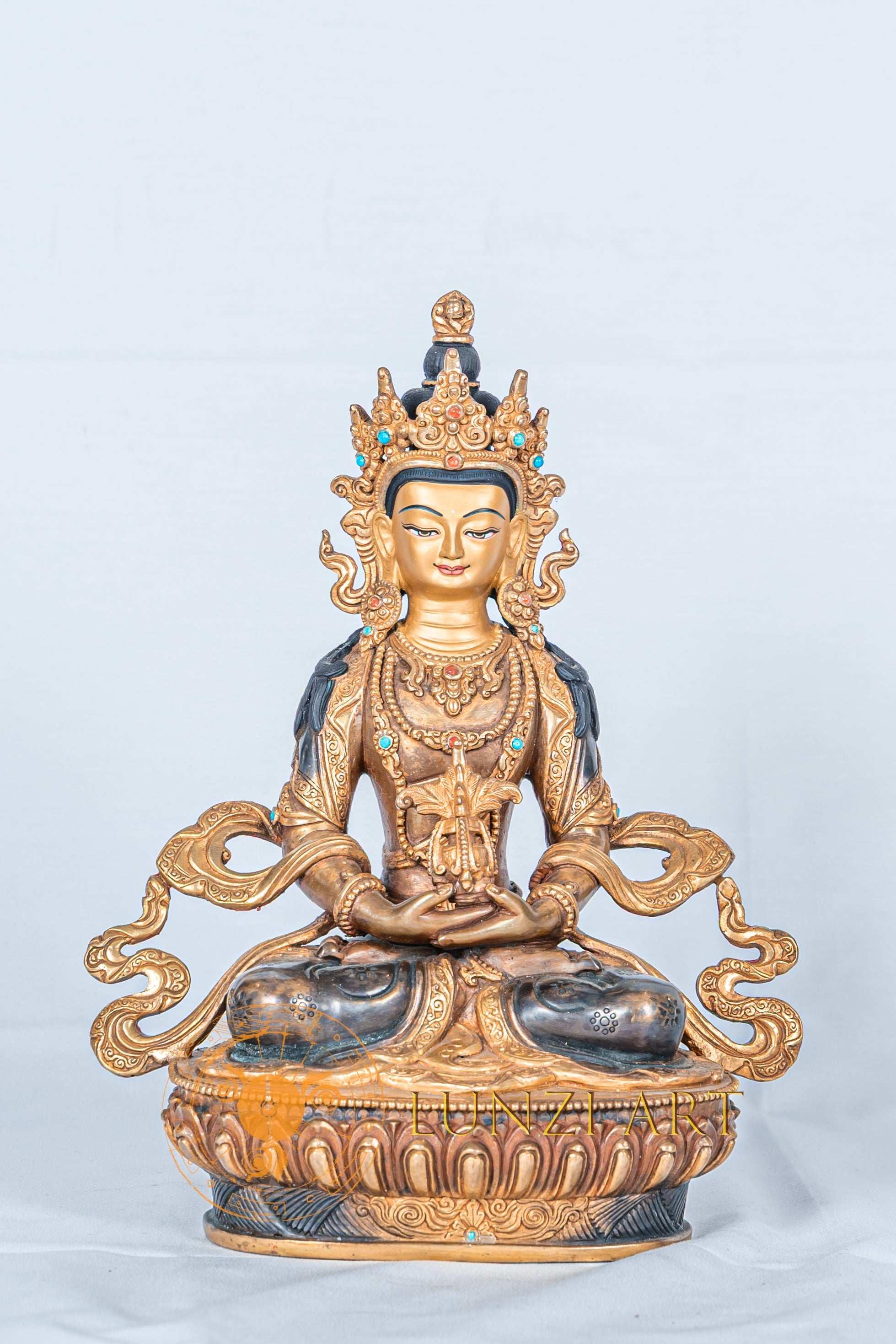 Aparmita Statue | Premium Handmade Half Gold Plated