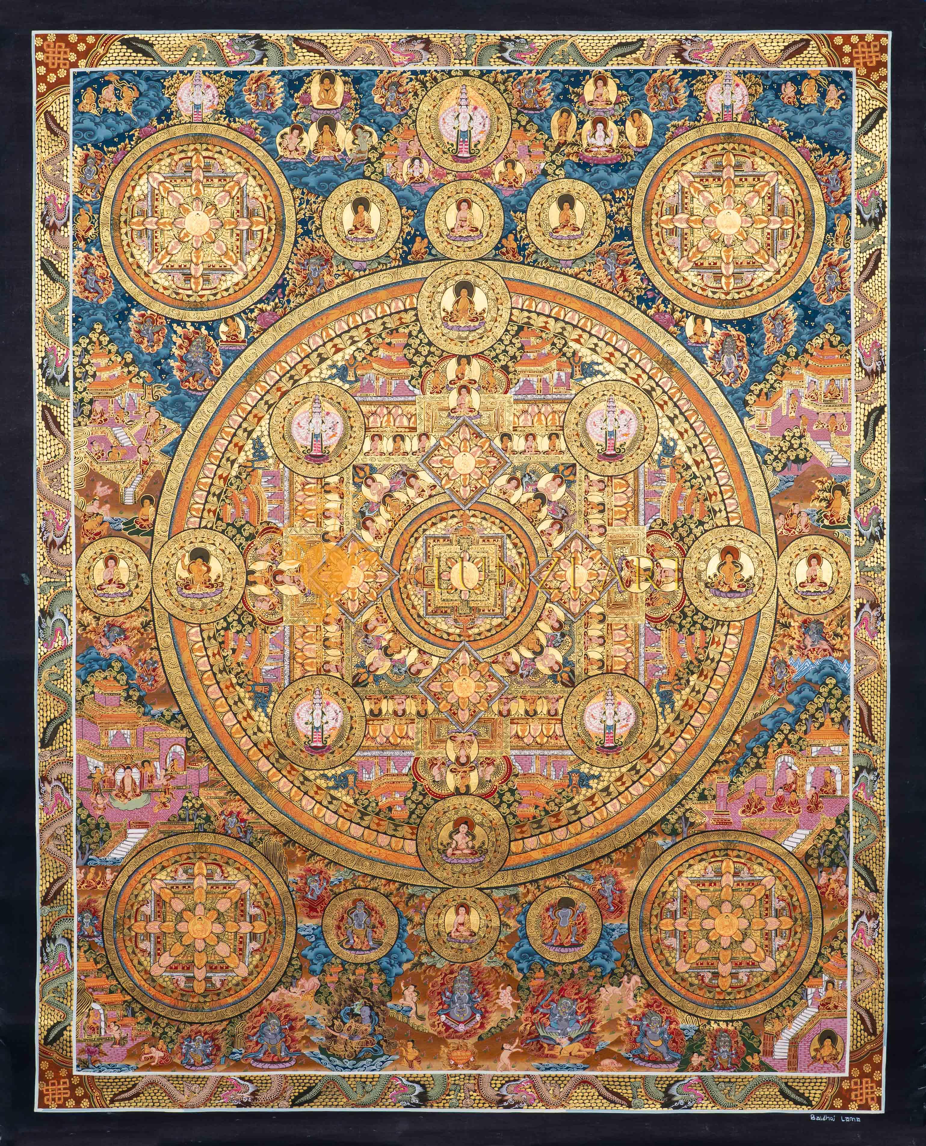 Cosmic Blueprint: The Traditional Mandala