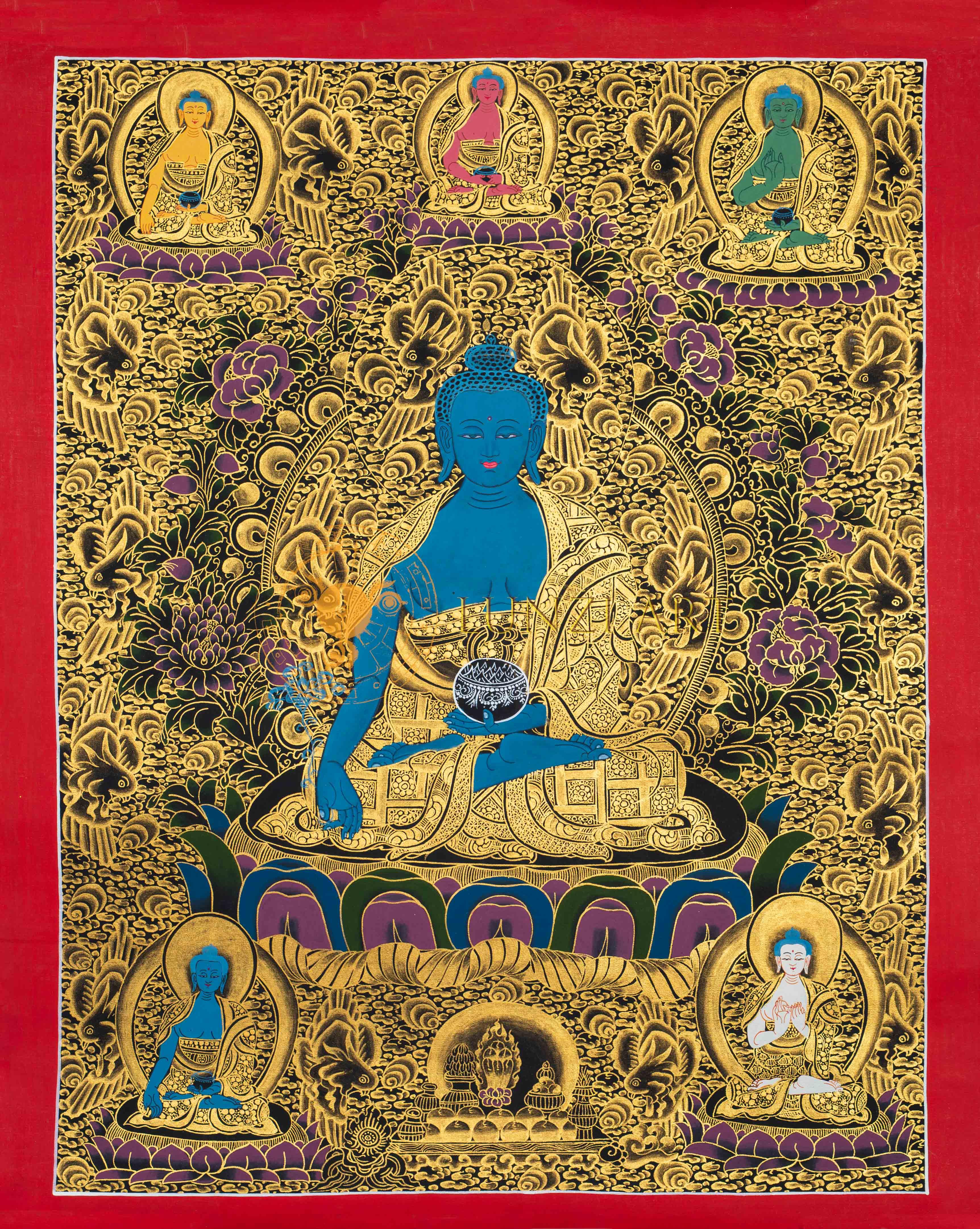 Medicine Buddha Thangka: Scared Healing Art